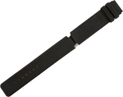 13mm Tissot Men's Wristwatch Band Steel&Leather Black Butterfly Clasp Swiss Made