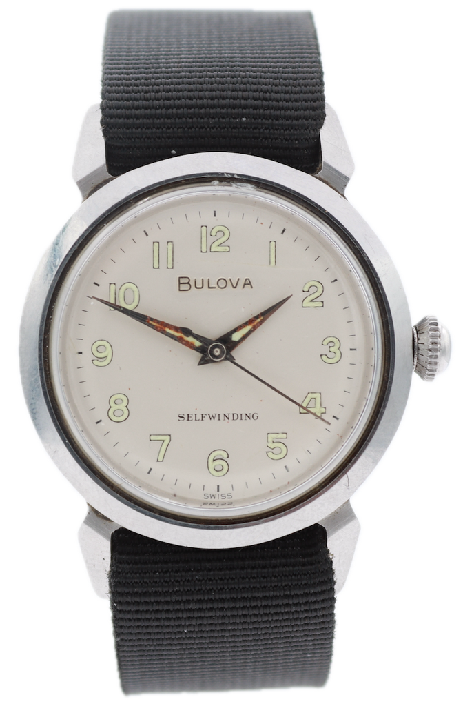 Vintage 1962 Bulova Jet Clipper A Men's Automatic Wristwatch 11 AFAC Swiss Steel