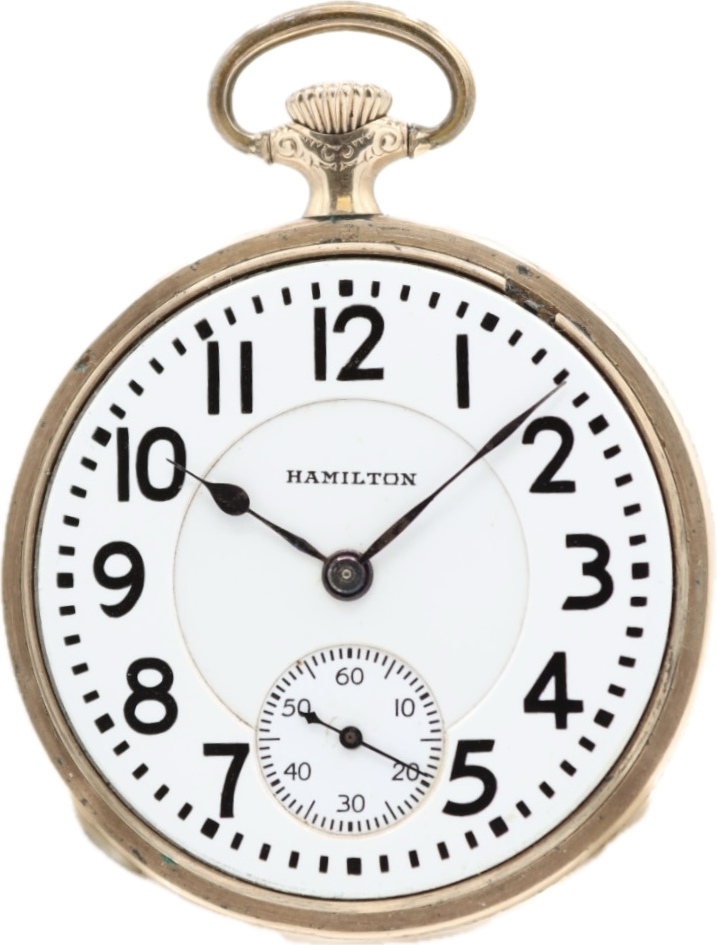 Hamilton mechanical pocket watch best sale