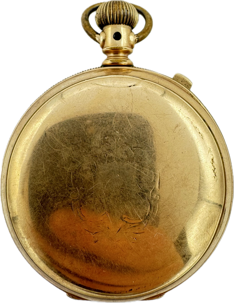 Antique 53mm Ellis & Co. Split Second Chronograph Pocket