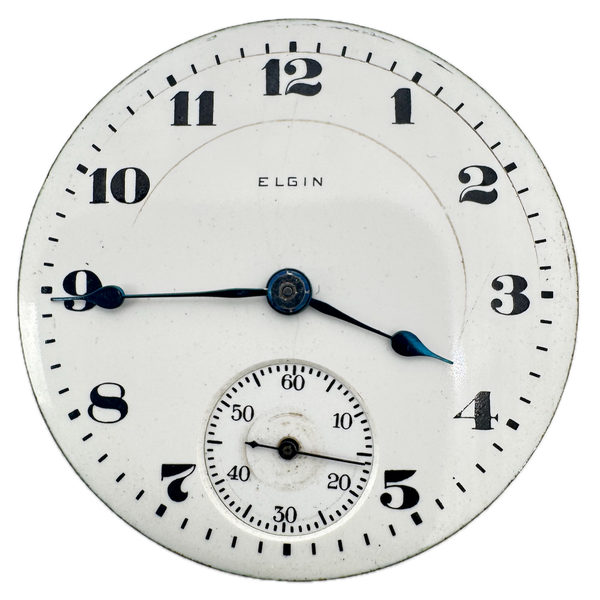 Antique 18s 1920 Elgin 7 Jewel Mechanical Pocket Watch Movement 288 USA