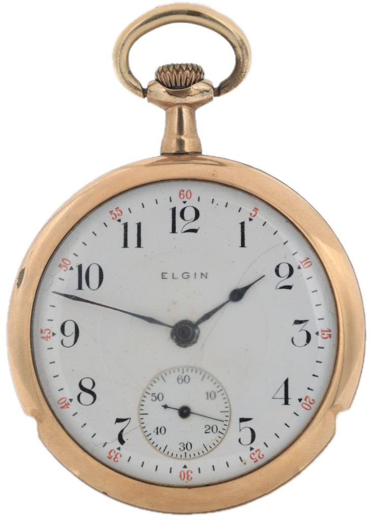 Antique 16s 1914 Elgin 17 Jewel Mechanical Pocket Watch 387 20 Year GF USA