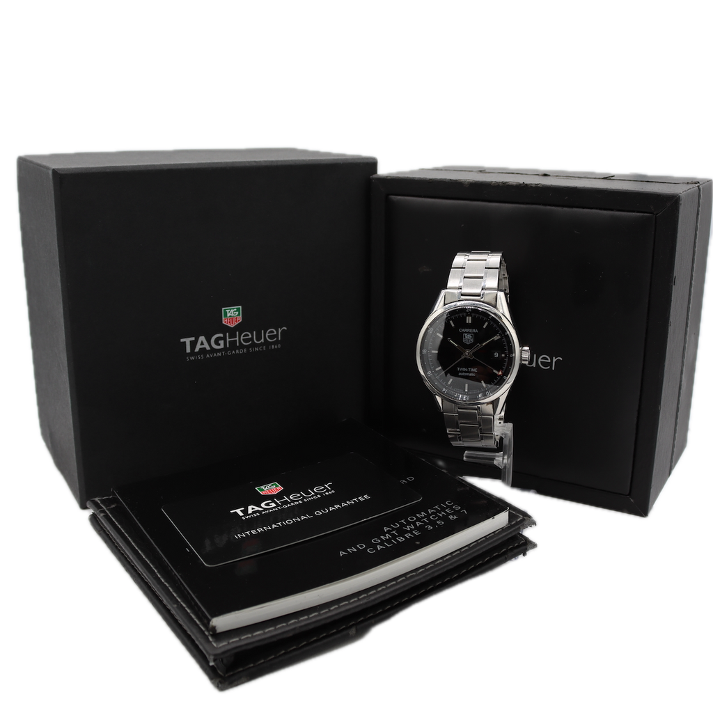 TAG HEUER カレラ ツインタイム GMT WV2115.BA0787 38mm Tag Heuer WV2115.BA0787 Carrera Twin-Time Men's Automatic