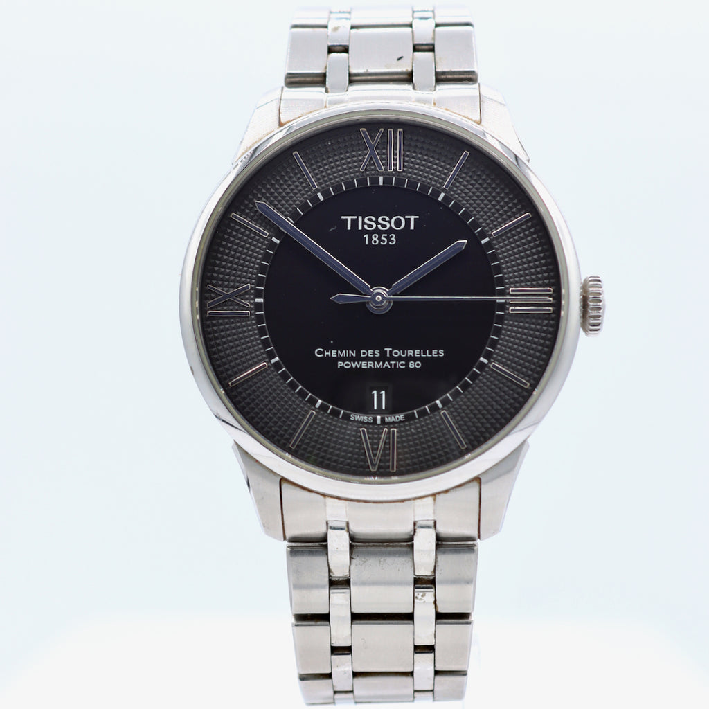 42mm Tissot T099407 A Chemin des Tourelles Men's Automatic Wristwatch Swiss