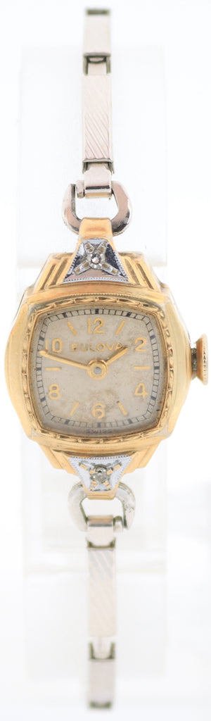 Vintage 1938 Bulova Lady Bulova Ladies Mechanical Wristwatch 6 AZ Swiss 10k GF