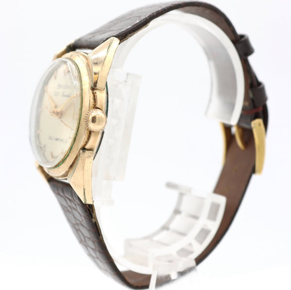 Vintage 31mm Bulova Sunburst 23 Jewel Men's Automatic Wristwatch 1080AC USA