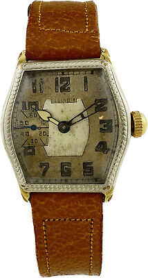 Vintage Illinois Special Model B 15 Jewel Men's Manual Wristwatch 14k GF TwoTone