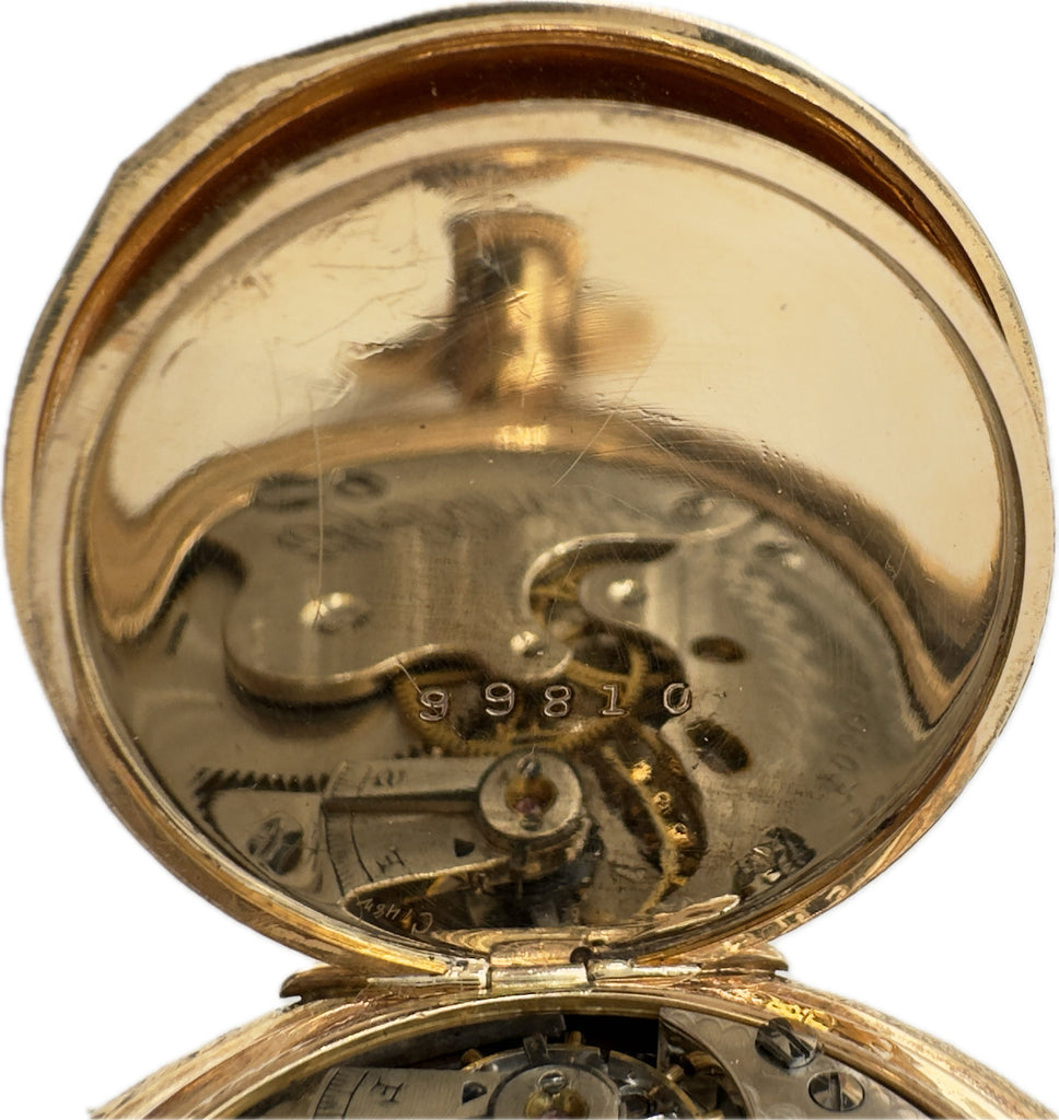 0 Size Elgin deals Gold Filled Pocket Watch