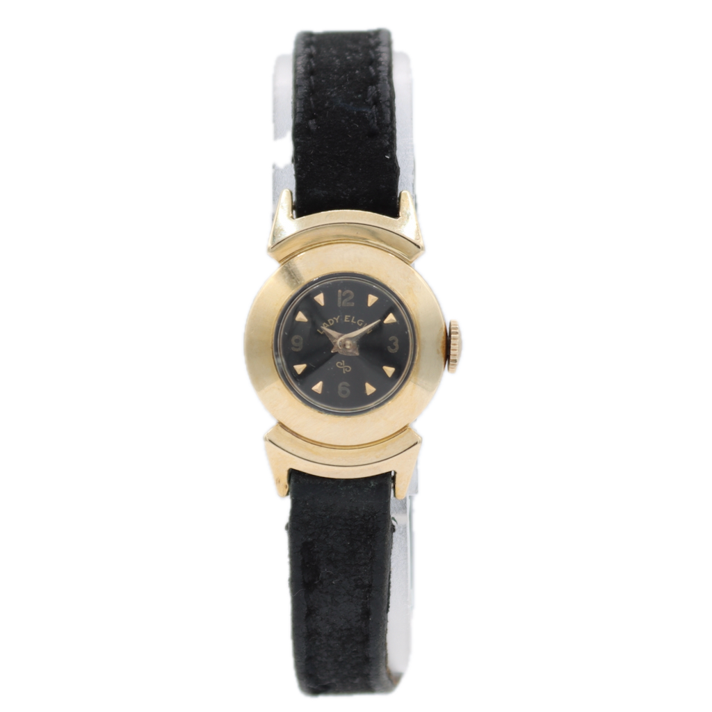 Vintage Lady Elgin 4328 Cocktail Ladies Mechanical Wristwatch 655 USA 14k GF