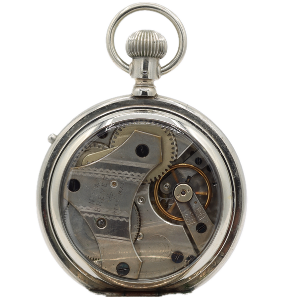 Antique 56mm Tip-Top Timer Deadbeat Second Mechanical Stop Watch 3848 Swiss