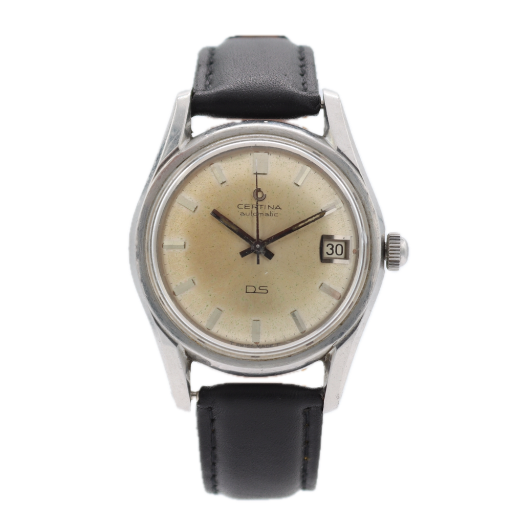 Vintage 36mm Certina 346.825 DS Turtle Men's Automatic Wristwatch 25-651 Steel