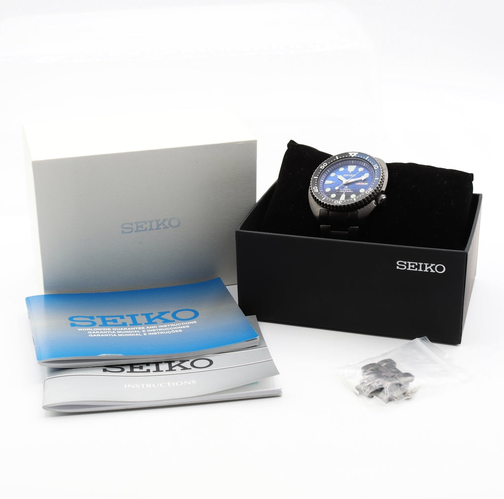 45mm Seiko SRPD11 Save the Oceans Turtle Men's Automatic Wristwatch Japan Steel