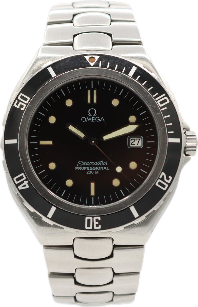 Vintage 39mm 1991 Omega 396.1051 Seamaster 200m Men s Quartz Wristwatc thewatchpreserve