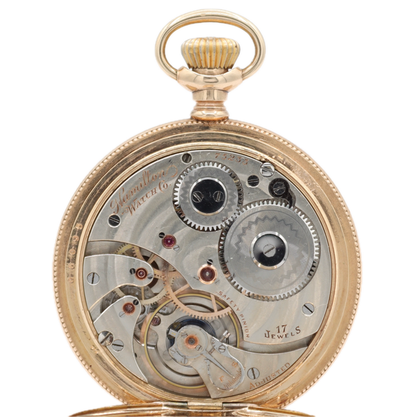 Antique 16s 1897 Hamilton 17j Mechanical Hunter Pocket Watch Hayden W. Wheeler