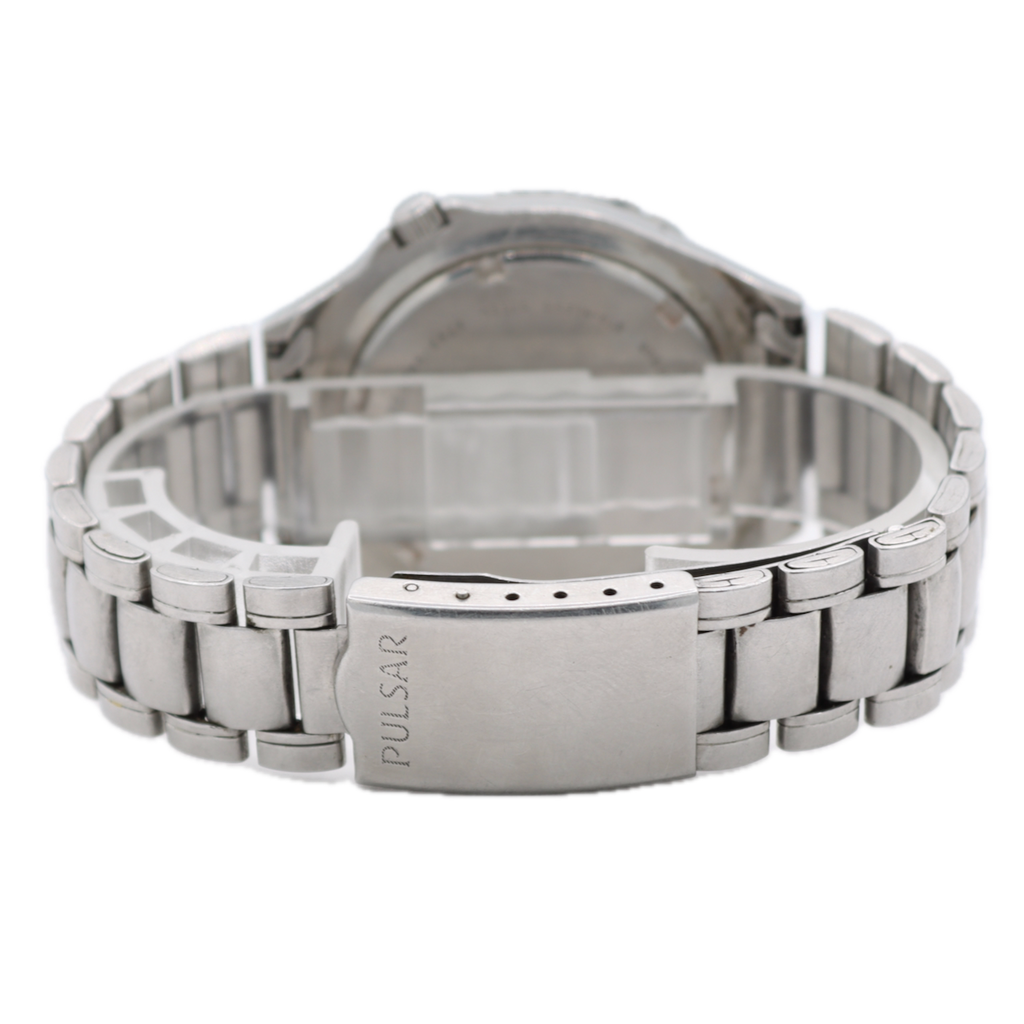 41mm Pulsar V743-6A00 Day Date Men's Quartz Wristwatch Japan