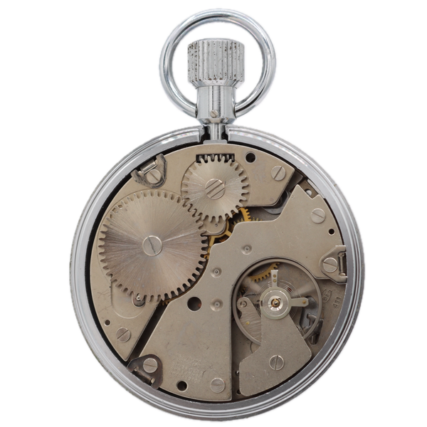 Vintage Breitling Stopwatch Mechanical Pocket Watch Baumgartner-BFG 411 Swiss