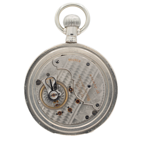 Antique 18s 1910 Rockford 17j Mechanical Pocket Watch 935 Silverode USA
