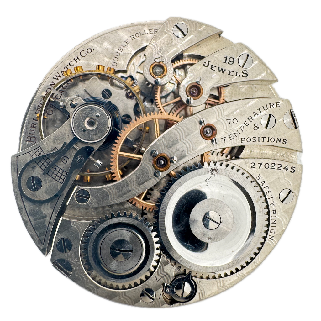 Antique 16s 1916 Elgin 7 Jewel Mechanical Pocket Watch Movement 293 USA
