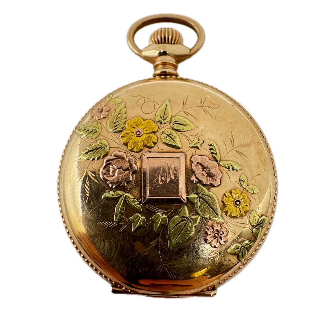 Antique 6s 1900 Elgin Multicolor 15 Jewel Pocket Watch 216 Gold Filled thewatchpreserve