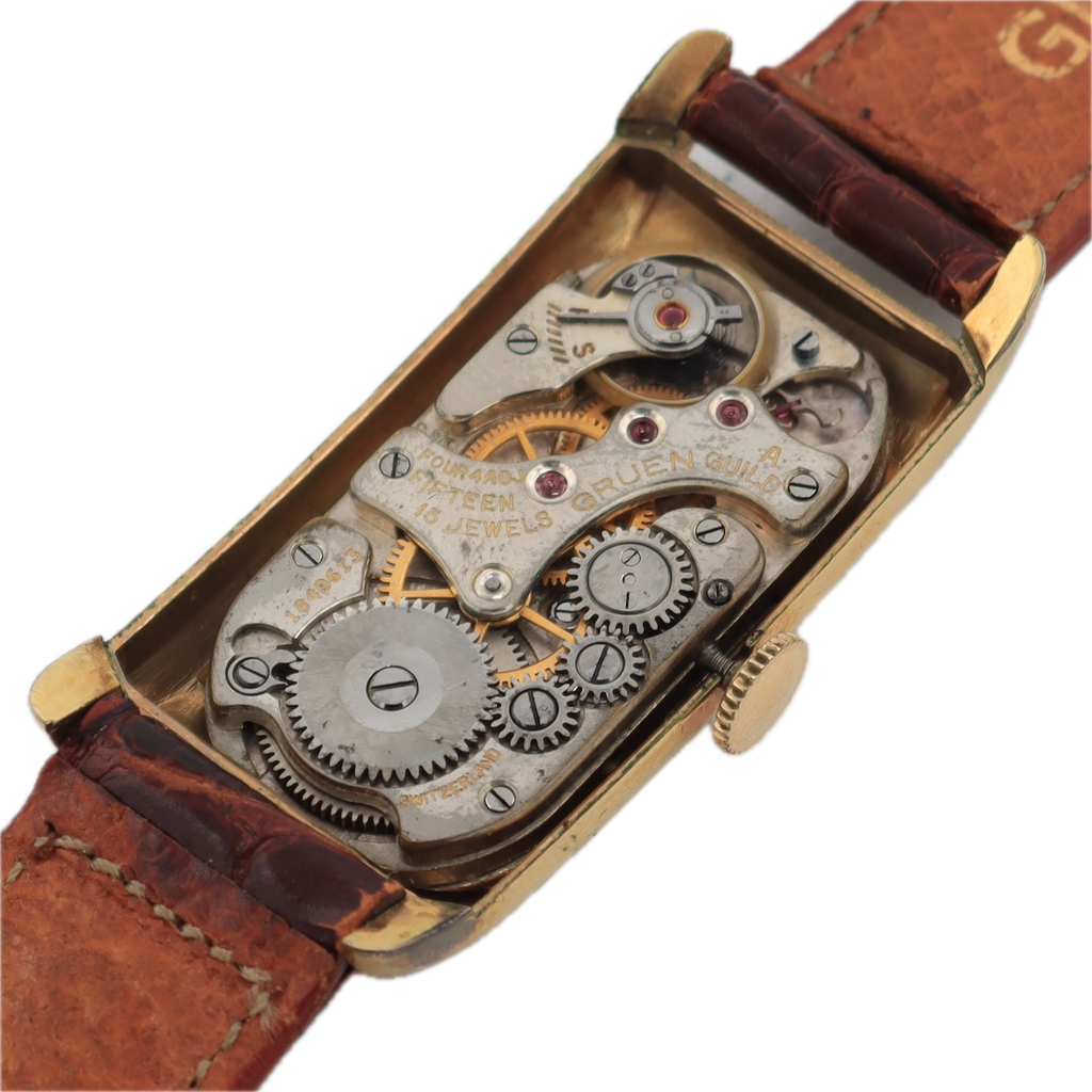 Vintage Gruen 877 290 Techni-Quadron Men's Mechanical