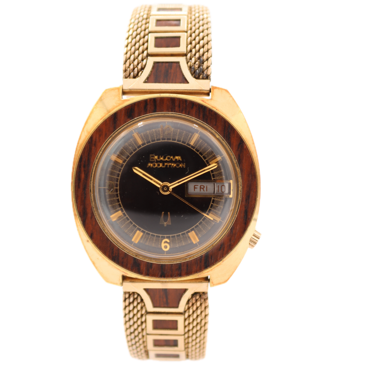Bulova Accutron Date & Day "CD " Woody 1973