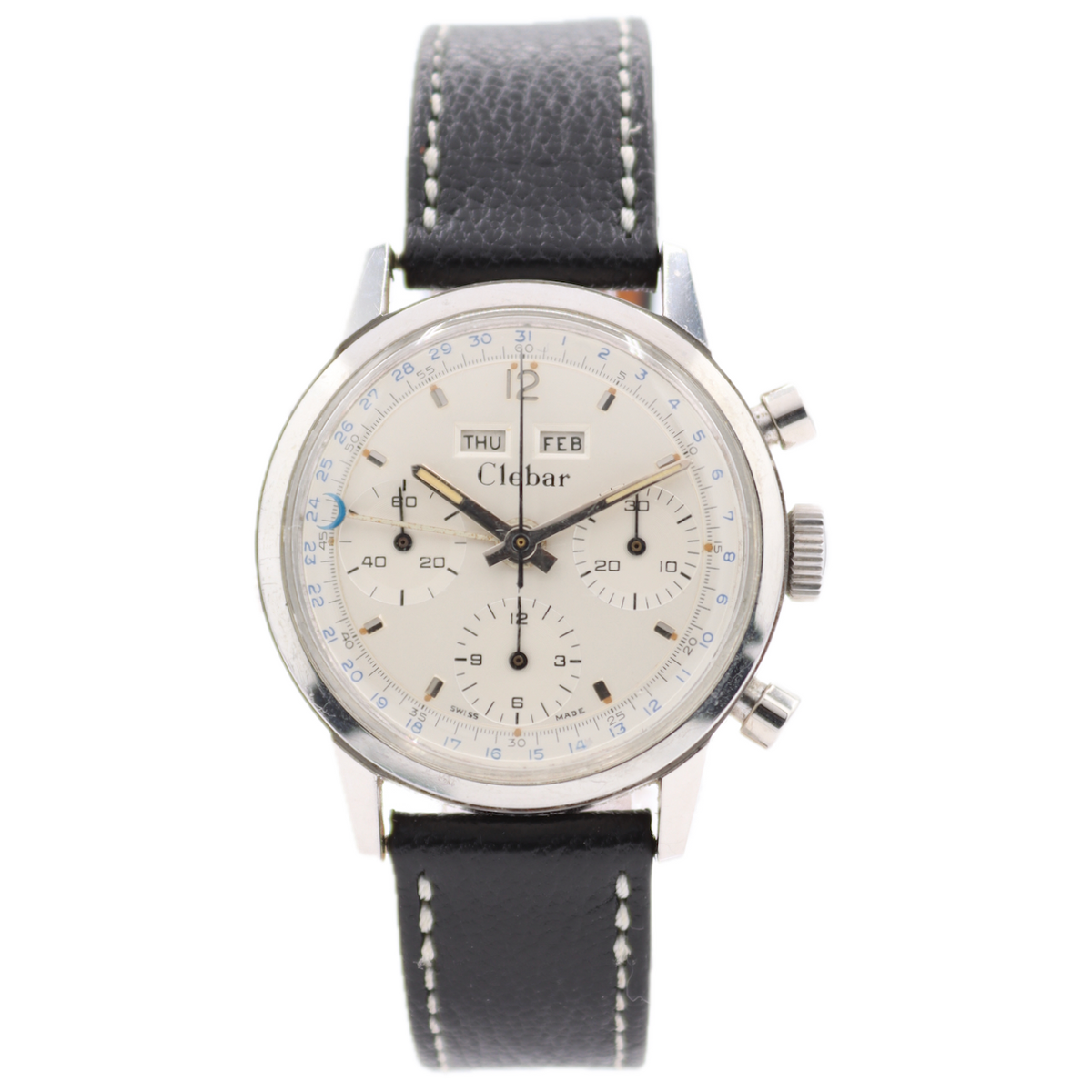 Clebar Triple Calendar Chronograph