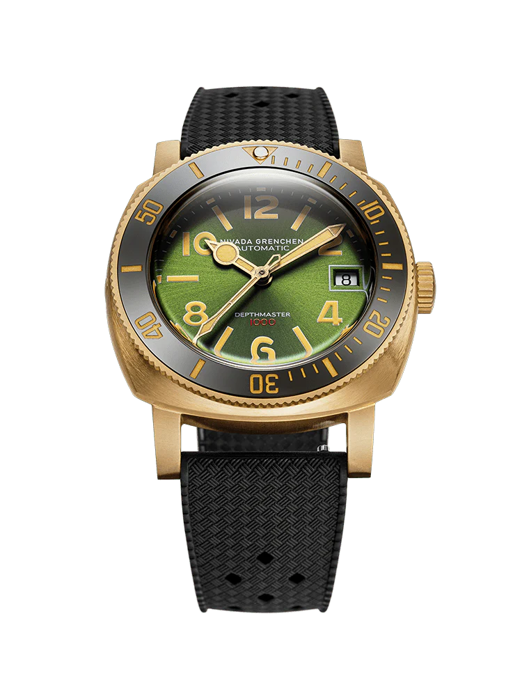 Nivada Grenchen Depthmaster Bronze Green 14132A01