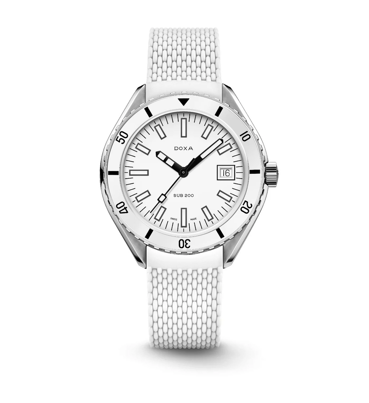 Doxa Sub 200 Whitepearl Short Strap 799.15.011.23