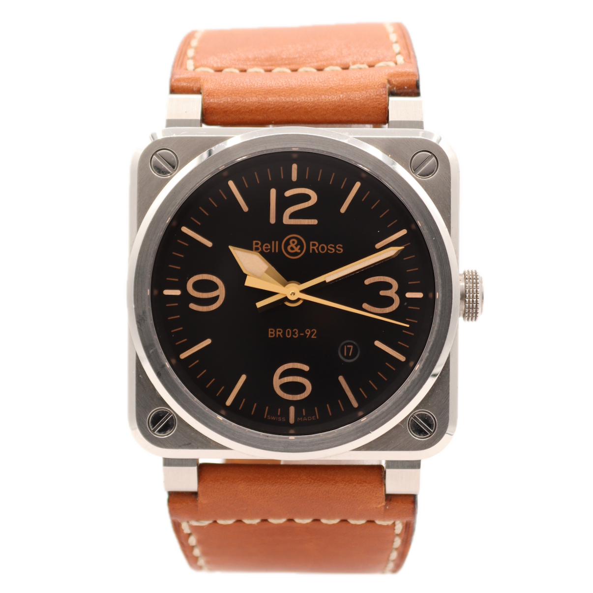 Bell & Ross Golden Heritage BR0392-GH-ST/SCA