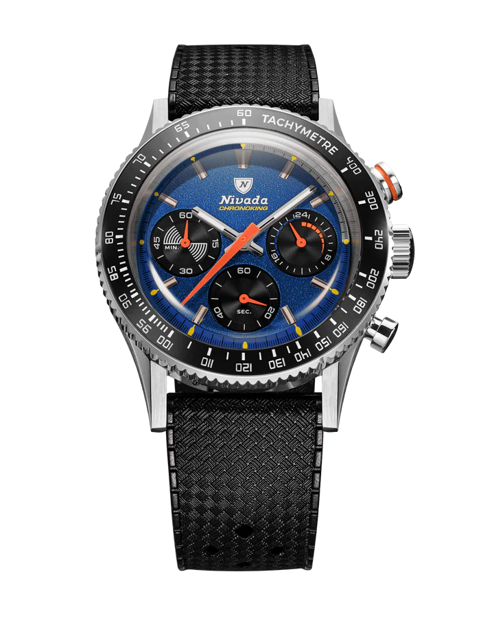 Nivada Grenchen Chrono King MecaQuartz Racing Blue 87050Q01
