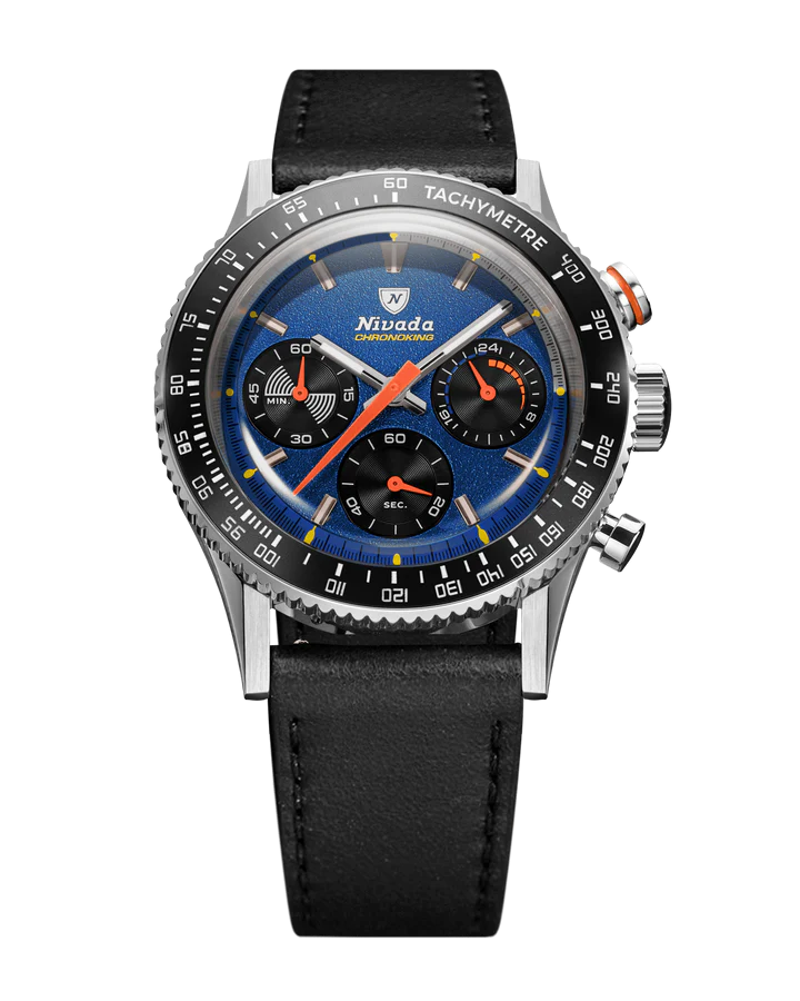Nivada Grenchen Chrono King MecaQuartz Racing Blue 87050Q17