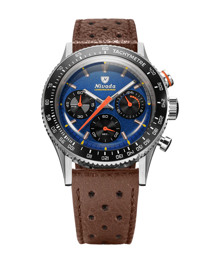 Nivada Grenchen Chrono King MecaQuartz Racing Blue 87050Q23
