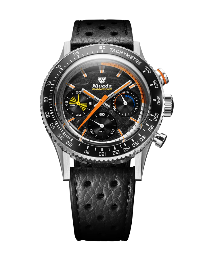 Nivada Grenchen Chrono King MecaQuartz Racing Carbon 87049Q10
