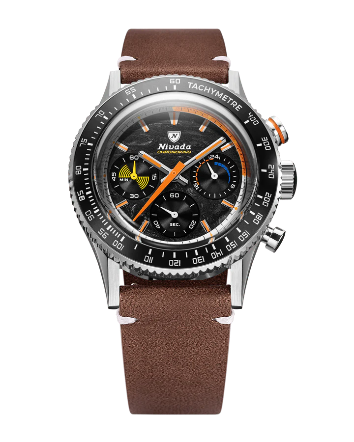 Nivada Grenchen Chrono King MecaQuartz Racing Carbon 87049Q14