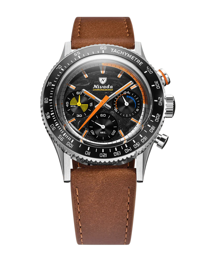 Nivada Grenchen Chrono King MecaQuartz Racing Carbon 87049Q16