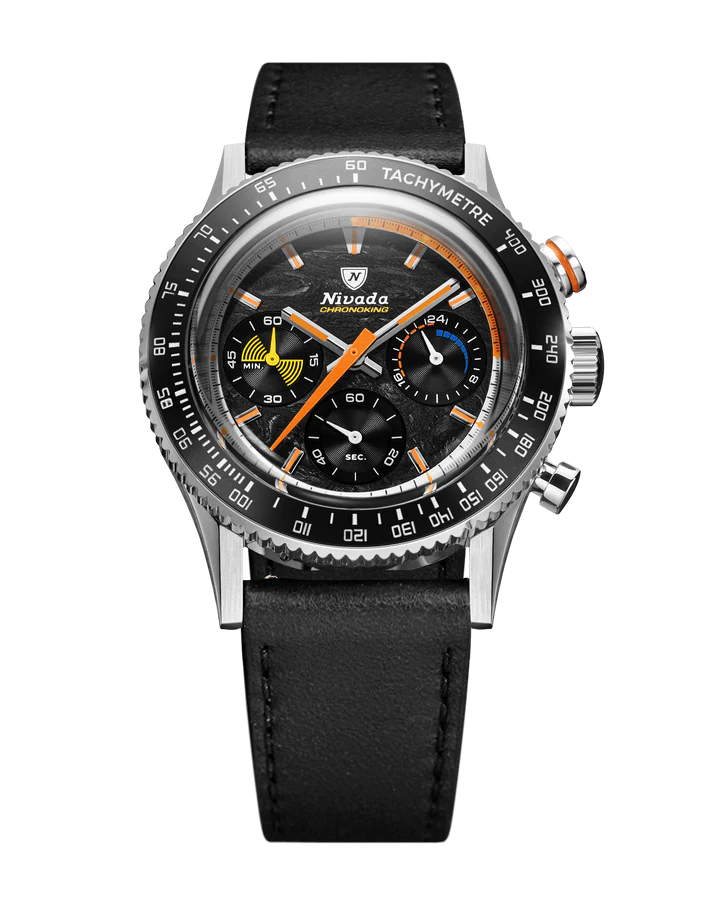 Nivada Grenchen Chrono King MecaQuartz Racing Carbon 87049Q17