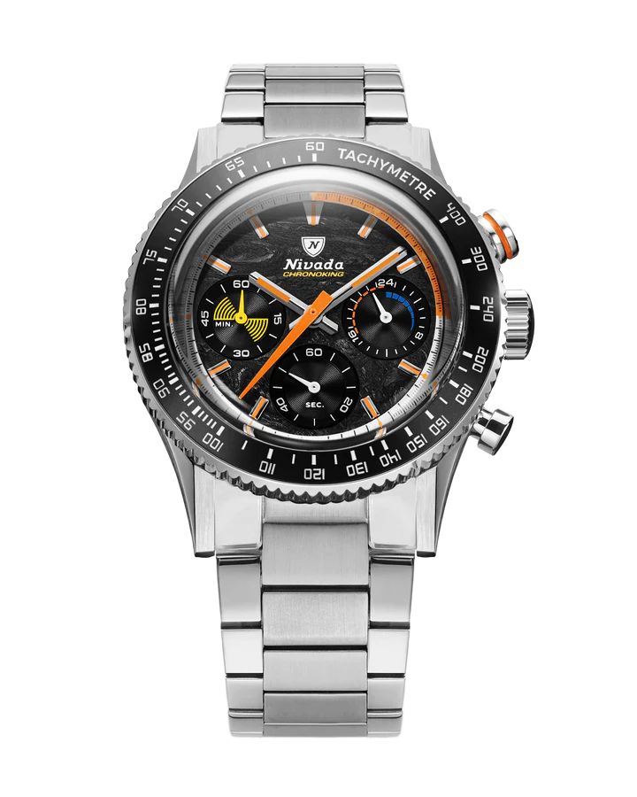 Nivada Grenchen Chrono King MecaQuartz Racing Carbon 87049Q20