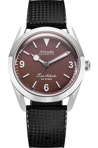 Nivada Grenchen Super Antarctic 3.6.9 Brown No Vintage Effect - White Luminous 32040A01