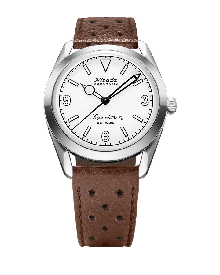 Nivada Grenchen Super Antarctic White 3.6.9 - White Luminova 32067A23
