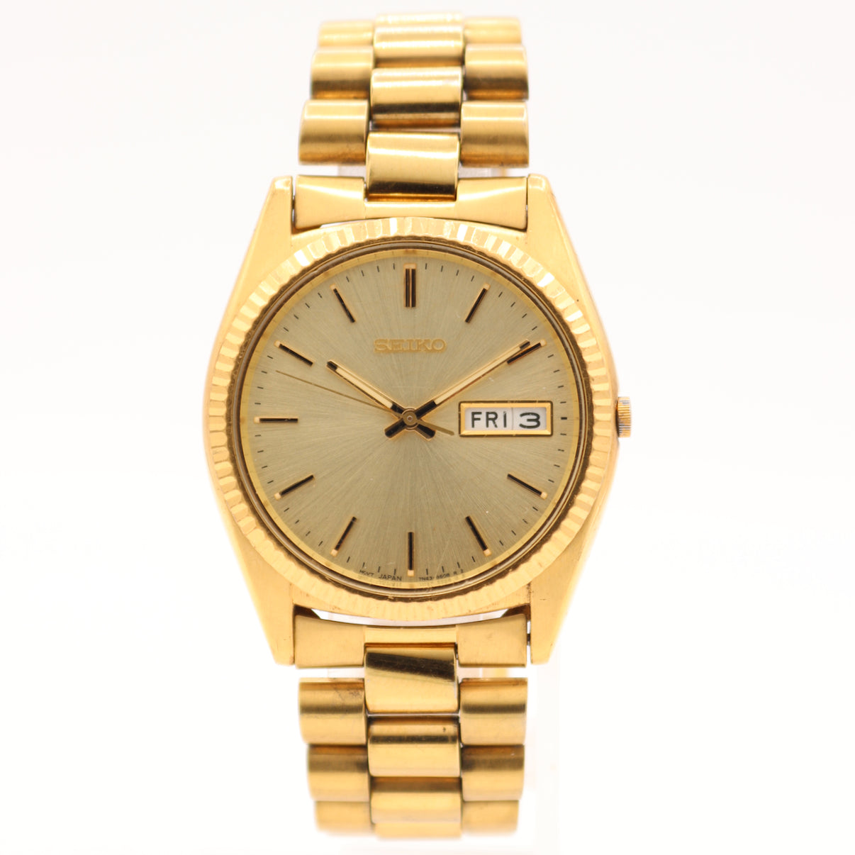 Seiko Day-Date 7N43-8111 1990