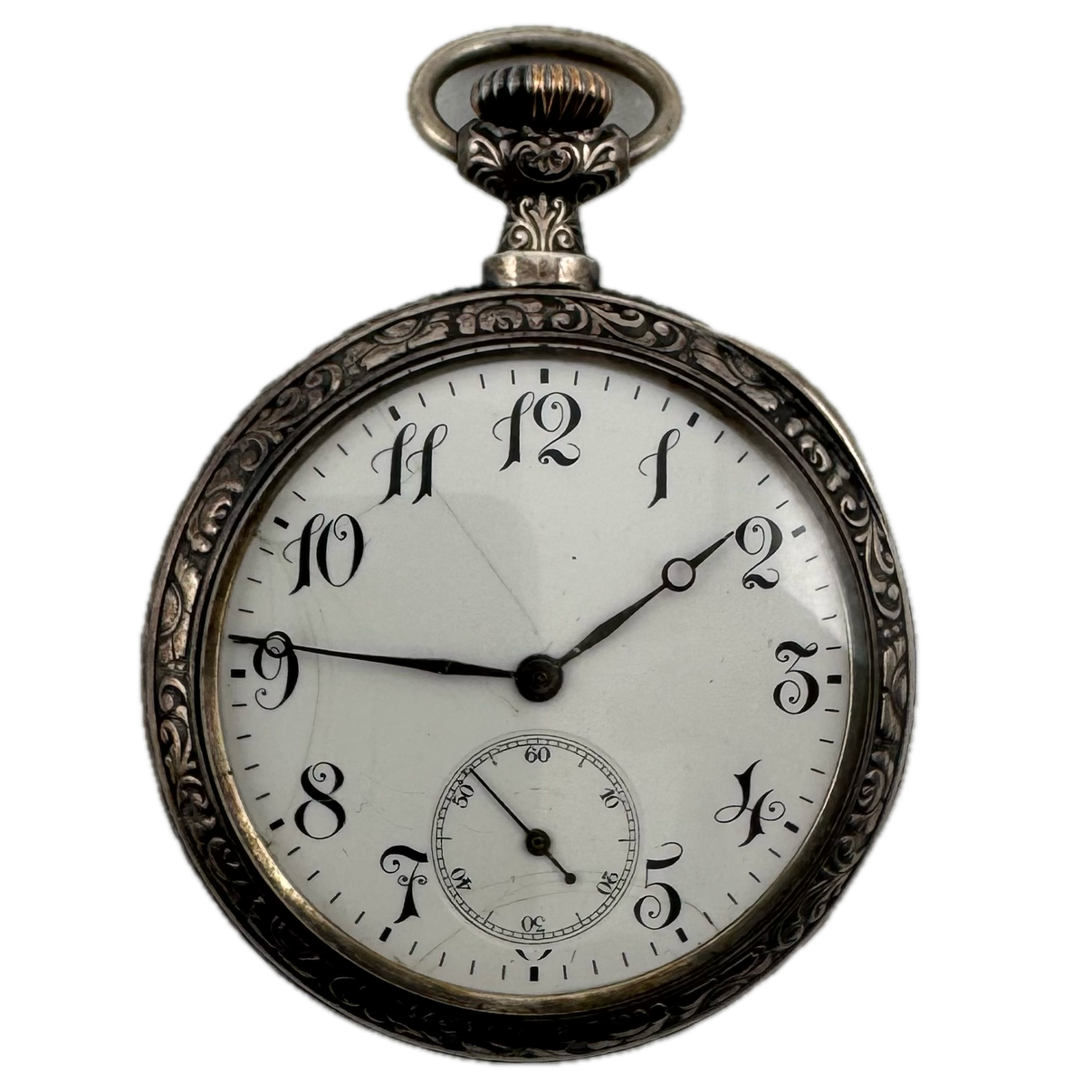 Longines Repousse Female Portrait 1890
