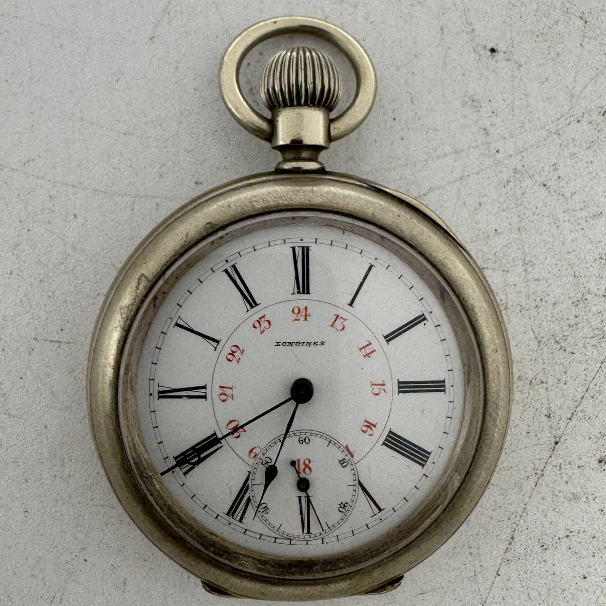 Longines Single Sunk 24Hr Dial 1882