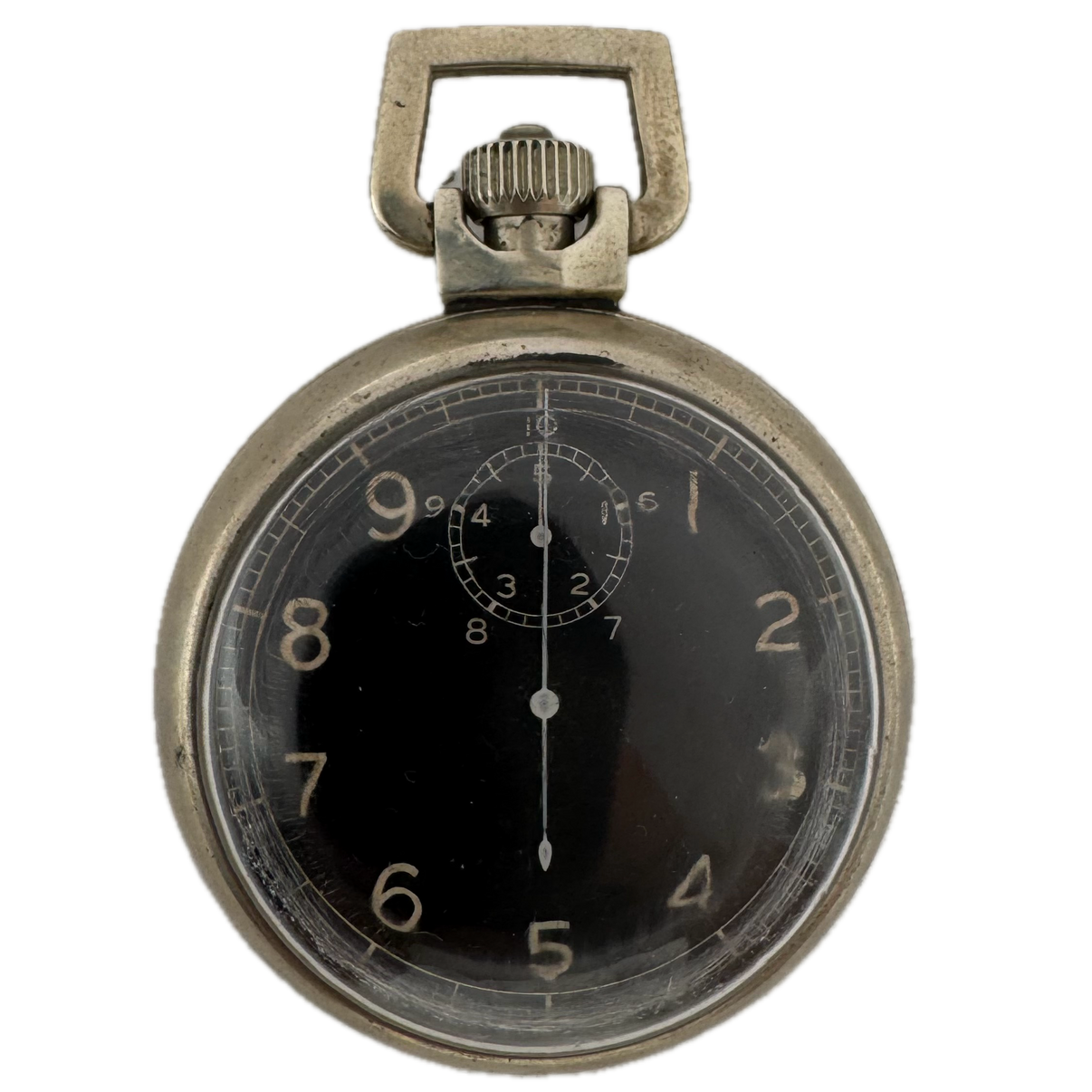 Elgin Natl. Watch Co. WWII Decimal Stopwatch Jitterbug 1945