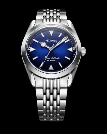Nivada Grenchen Super Antarctic Blue - 38mm 32075A04