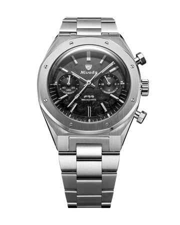 Nivada Grenchen F77 SST Chrono Mecaquartz Carbon MK2 -38mm 68002Q77