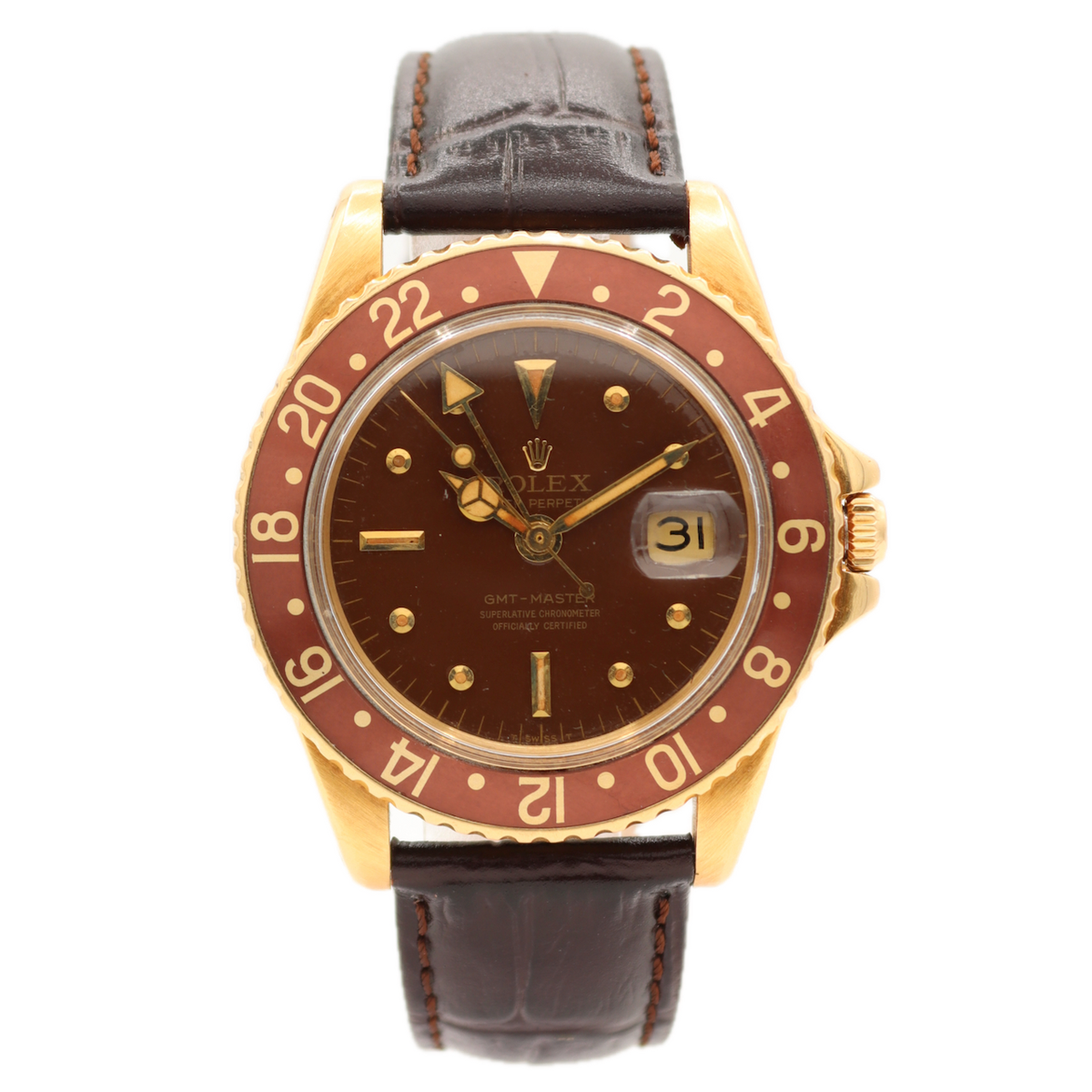 Rolex GMT Master Root Beer 1675/8 1968