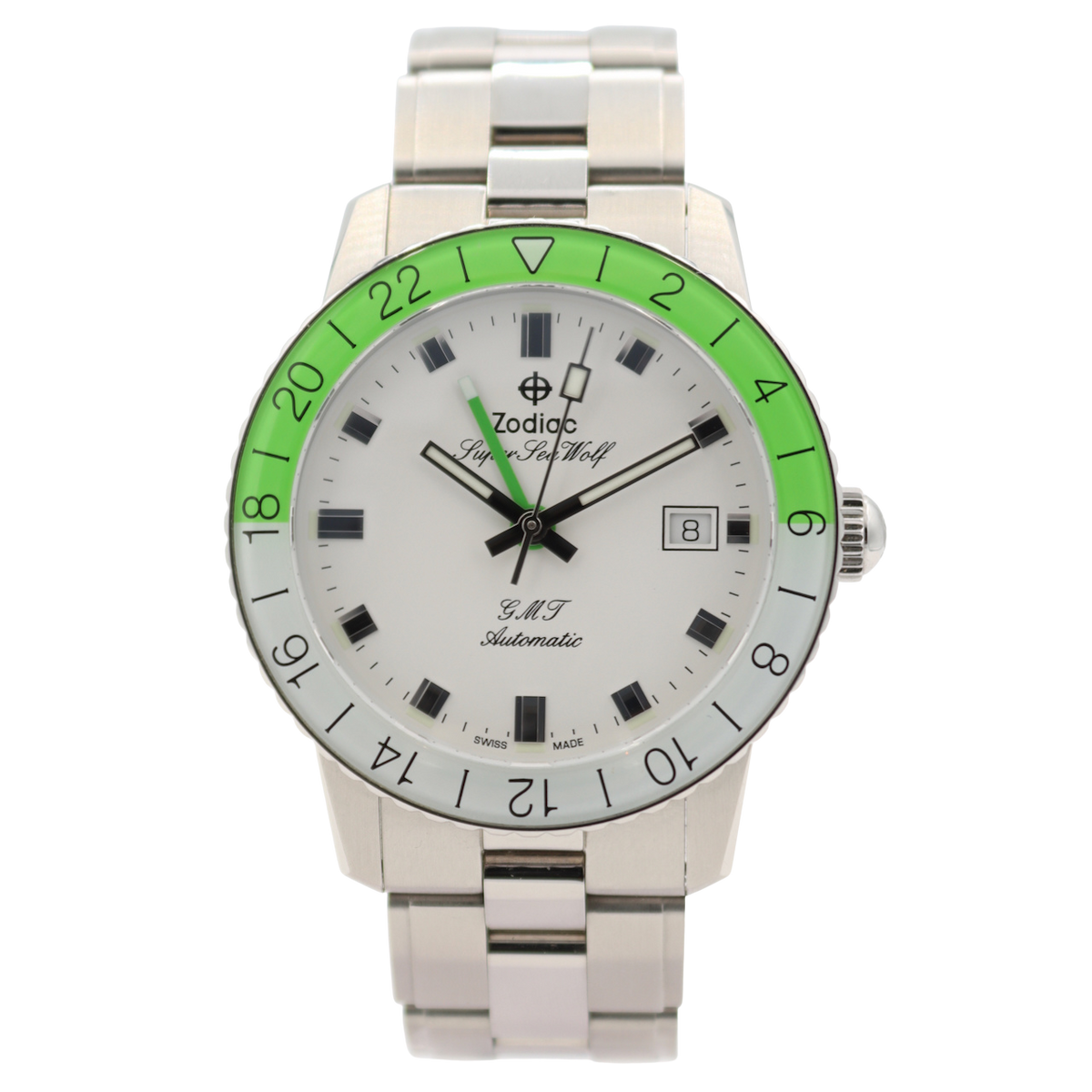 Zodiac Super Sea Wolf GMT Lime Z09411