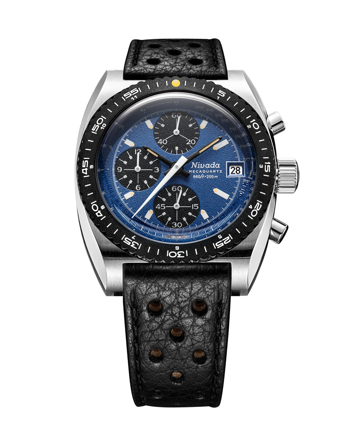 Nivada Grenchen Autochron Blue Mecaquartz 7705Q10