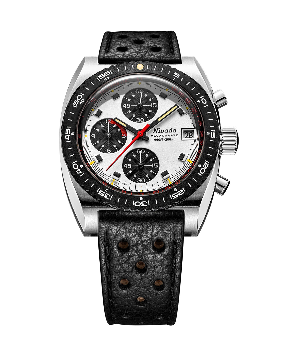 Nivada Grenchen Autochron Panda Mecaquartz 77006Q10