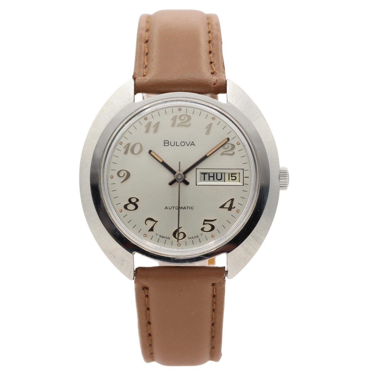 Bulova Day-Date Helmet Case 1973